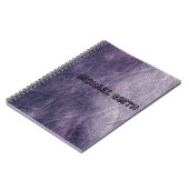 グレーレザー ノートブック (左側)