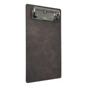 グレーレザー ミニクリップボード (アングル)