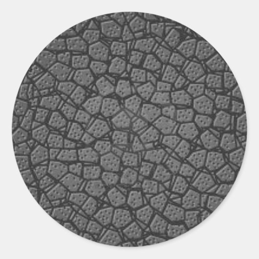 グレーレザー ラウンドシール (正面)