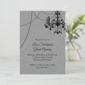 グレーレストラングランドオープンとシャンデリア 招待状 (スタンド正面)