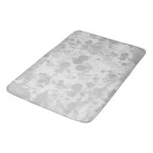 グレーレンジスプラッシュブラシグランジ紙テクスチャ バスマット (アングル)