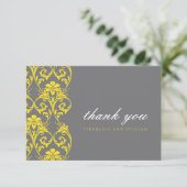 グレーレースとイエローレース結婚のサンキューカード サンキューカード (スタンド正面)