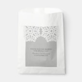 グレーレースフエレガントィーヴバッグ フェイバーバッグ (正面)