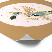 グレーワグテールイラストレーション ポスター (角)