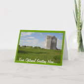 グレーンエレベーターカードマニトバ景観プリント カード (正面)