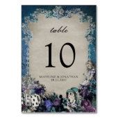 グレーヴィンテージフローラダークアリスinワーダーランド テーブルナンバー (裏面)