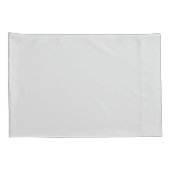 グレー二重縁どモノグラムカップル枕ケース 枕カバー (裏面-右)