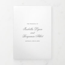 グレー伝統的エレガフォーマルントウェディング