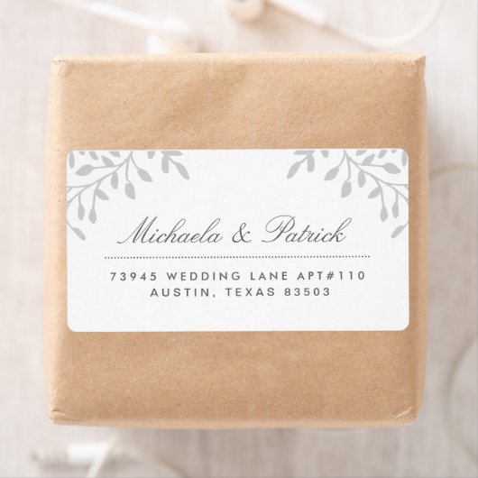 グレー住所 シール (インサイチュ)