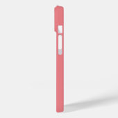 グレー信じスクリプトピンク背景 Case-Mate iPhoneケース (裏面 / 左)