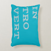 グレー内向きアクセント枕 アクセントクッション (正面(垂直))