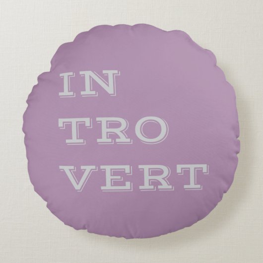 グレー内向き丸枕 ラウンドクッション (正面)