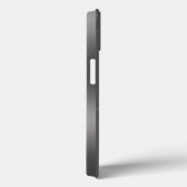 グレー動揺してアメリカ国旗のメタリック背景 Case-Mate iPhoneケース (裏面 / 右)