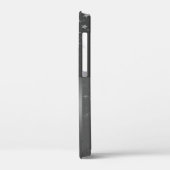 グレー動揺してアメリカ国旗のメタリック背景 Case-Mate iPhoneケース (裏面 / 左)