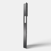 グレー動揺してアメリカ国旗のメタリック背景 Case-Mate iPhoneケース (裏面 / 右)