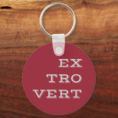 グレー外向きキーチェーン キーホルダー (正面)