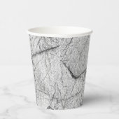 グレー大理石で覆われたコンクリート 紙コップ (右)