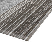 グレー大理石のシェードとストライプパターン カッティングボード (角)