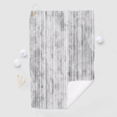 グレー大理石のシェードとストライプパターン ゴルフタオル (インサイチュ)