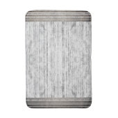 グレー大理石のシェードとストライプパターン バスマット (正面縦)