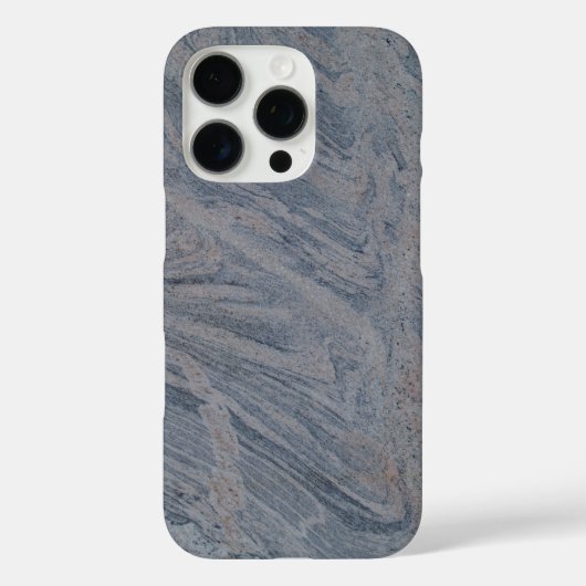 グレー大理石の渦巻き すべてのケースにフィット Case-Mate iPhoneケース (裏面)