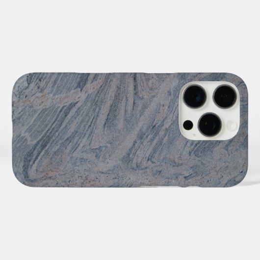 グレー大理石の渦巻き すべてのケースにフィット Case-Mate iPhoneケース (裏面 (横))