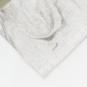 グレー大理石よお前が1人の7人の写真のコラージュ フリースブランケット (角)