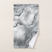 グレー大理石バスタオールセットギフト バスタオルセット (ハンドタオル)