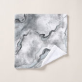 グレー大理石バスタオールセットギフト バスタオルセット (ウォッシュタオル)