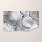 グレー大理石バスタオールセットギフト バスタオルセット (ハンドタオル)