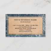 グレー大理石花崗岩スプラッシュバックキッチンカウンタートップ 名刺 (裏面)