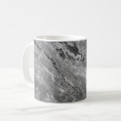 グレー大理石 コーヒーマグカップ (正面左)