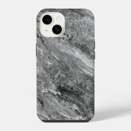 グレー大理石 iPhoneケース (裏面)