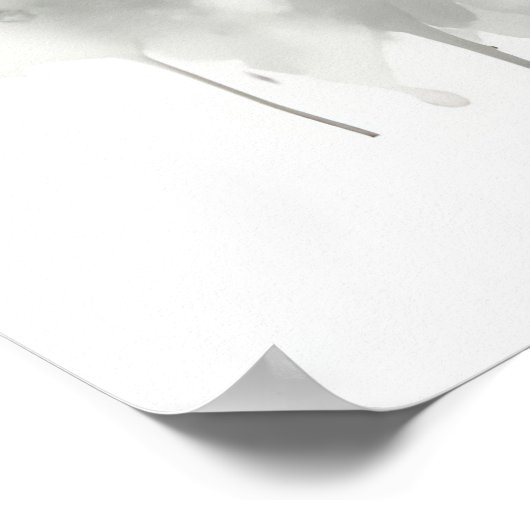 グレー威厳のあるウルフ水素晴らし色の野生生物 ポスター (角)