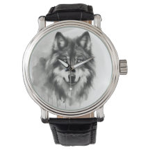 グレー威厳のあるウルフ水素晴らし色の野生生物