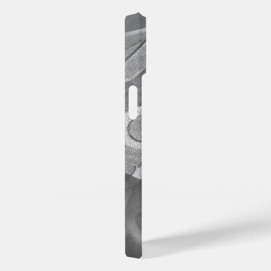 グレー対称 Case-Mate iPhoneケース (裏面 / 右)