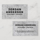 グレー工業用コンクリはっきりしたート男らし 名刺 (正面/裏面)