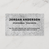 グレー工業用コンクリはっきりしたート男らし 名刺 (裏面)