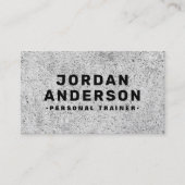 グレー工業用コンクリはっきりしたート男らし 名刺 (正面)