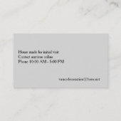 グレー幾何モダンデザイン名刺 名刺 (裏面)