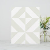 グレー幾何淡い色のデコスクラップブック紙 (スタンド正面)