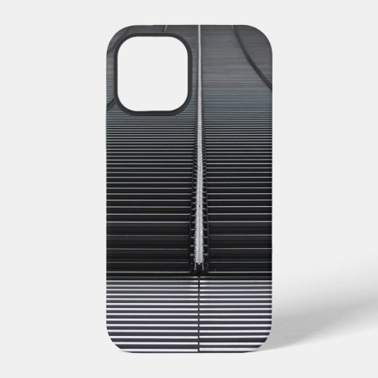 グレー抽象デジタル壁紙 iPhoneケース (裏面)