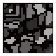 グレー抽象画