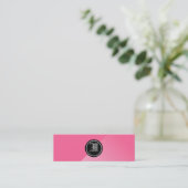 グレー抽象芸術ゴシックM スキニー名刺 (スタンド正面)