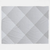 グレー数々のズ（紋章の）フラ・ダ・リ フリースブランケット (正面(横))