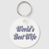 グレー文字の妻 キーホルダー (裏面)