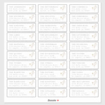 グレー春ワイルドフラワー個人結婚のアドレス