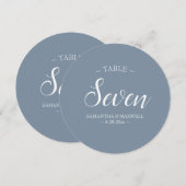 グレー書道表番号 招待状 (正面/裏面)