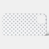 グレー水玉をクリックして色を変更 Case-Mate iPhoneケース (裏面 (横))