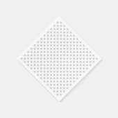 グレー水玉模様の色をクリック変カスタマイズ更 スタンダードカクテルナプキン (角)